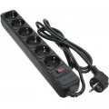 Patron Мережевий фільтр живлення Patron 1.8 m3*1mm2 (SP-1062) 6 розеток BLACK (EXT-PN-SP-1062)