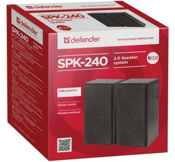 Defender Акустична система Defender SPK 240 Black (65224)