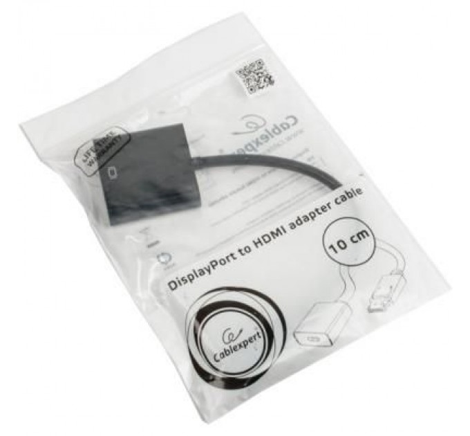 Cablexpert Перехідник DisplayPort to HDMI Cablexpert (A-DPM-HDMIF-002)