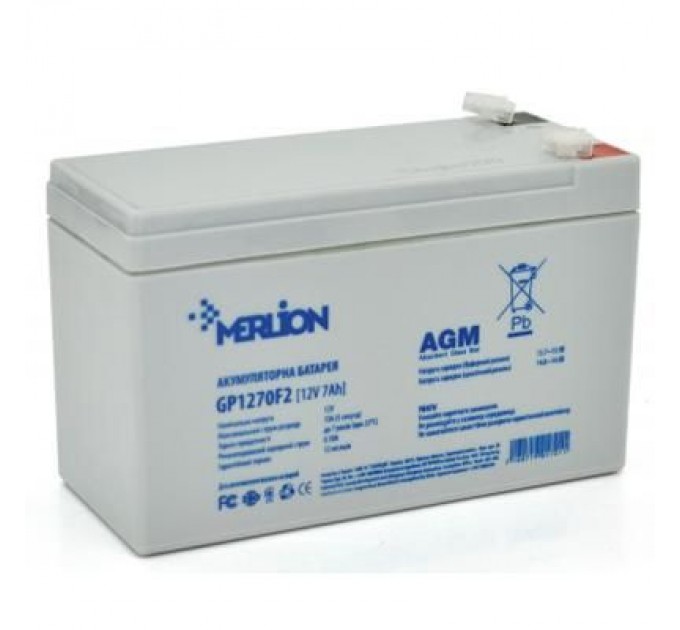 Батарея до ДБЖ Merlion 12V-7Ah (GP1270F2)