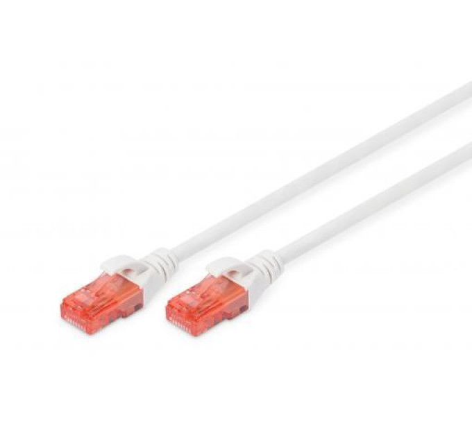 Digitus Патч-корд 0.5м, CAT 6 UTP, AWG 26/7, Cu, LSZH, white Digitus (DK-1617-005/WH)