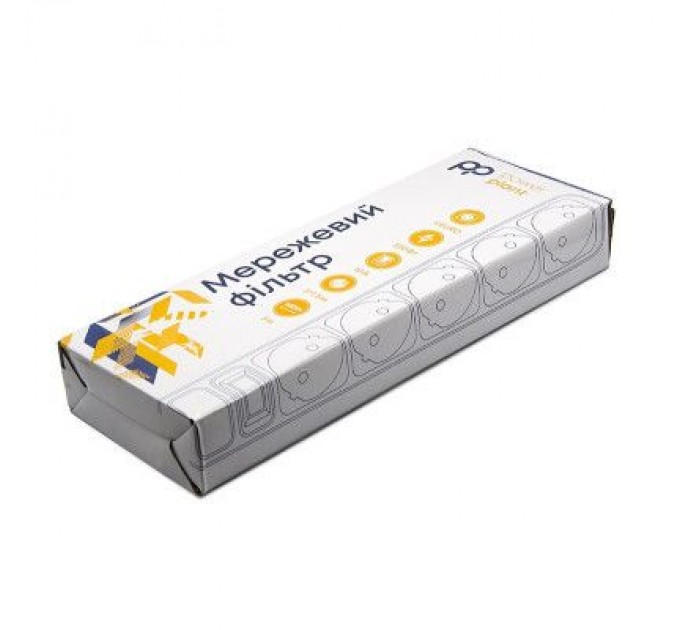 PowerPlant Мережевий фільтр живлення PowerPlant 3 м, 5 розеток, евростандарт (JY-1056/3) (PPSA10M30S5B)