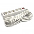PowerPlant Мережевий фільтр живлення PowerPlant 7 м, 5 розеток, 3x1мм2 (PPSA08M70S5)