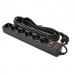 Patron Мережевий фільтр живлення Patron 10 m3*1mm2 (SP-10610) 6 розеток BLACK (EXT-PN-SP-10610)