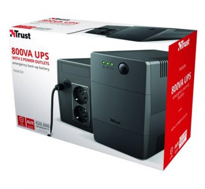 Пристрій безперебійного живлення Trust Paxxon 800VA (23503_TRUST)