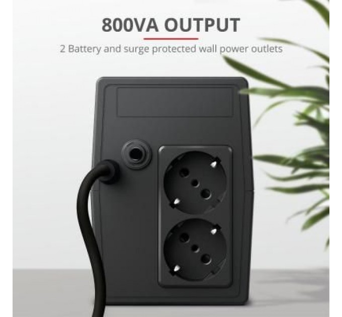 Пристрій безперебійного живлення Trust Paxxon 800VA (23503_TRUST)
