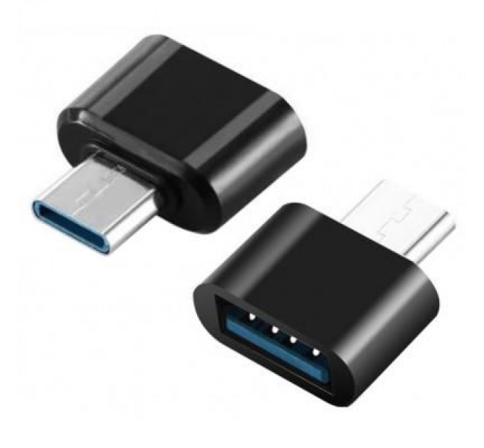 Перехідник USB to Type-C black XoKo (XK-AC040-BK)