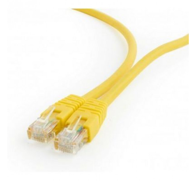 Патч-корд 0.25м UTP cat 6 CCA yellow Cablexpert (PP6U-0.25M/Y)