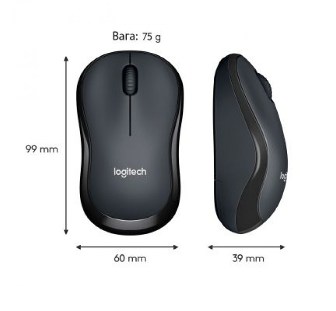 Мишка Logitech M220 Silent Grey (910-004878)
