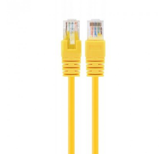 Патч-корд 0.5м UTP cat 6 CCA yellow Cablexpert (PP6U-0.5M/Y)