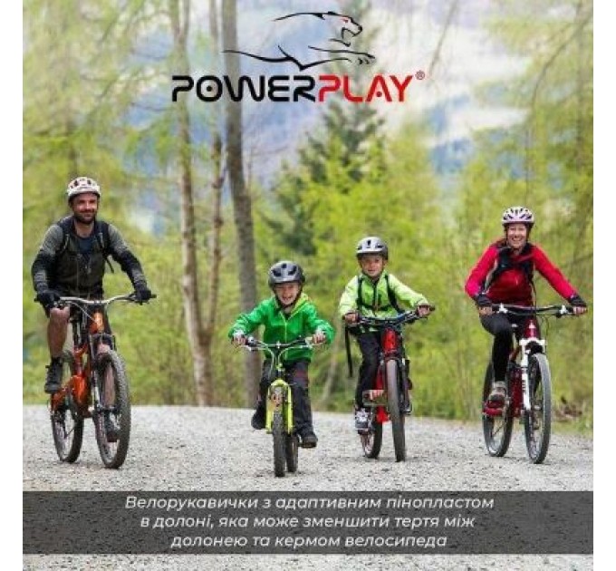 PowerPlay Велорукавиці PowerPlay 003 Діно S (PP_003_S_Dino)