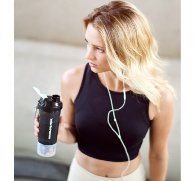 SmartShake Шейкер спортивний SmartShake Slim 500ml Black (10253001)