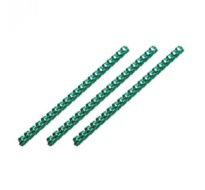 Пружина для палітурки 2E пл. 14мм (100 шт.) зелені (2E-PL14-100GR)