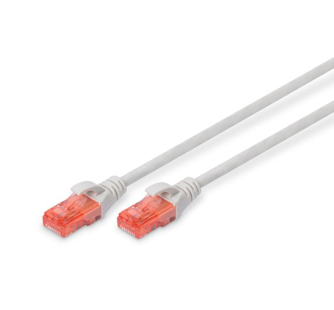 Digitus Патч-корд 15м, CAT 6 UTP, AWG 26/7, Cu, LSZH, grey Digitus (DK-1617-150)