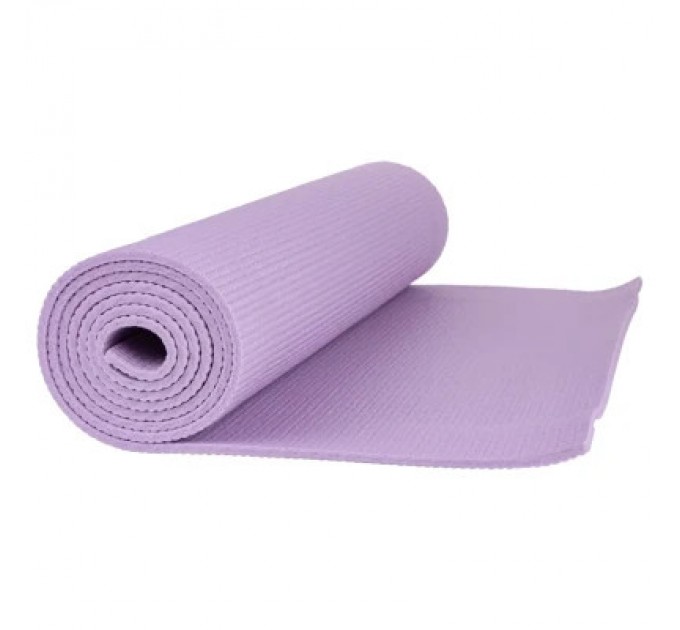 PowerPlay Килимок для йоги PowerPlay 4010 PVC Yoga Mat 173 x 61 x 0.6 см Лавандовий (PP_4010_Lavender_(173*0,6))