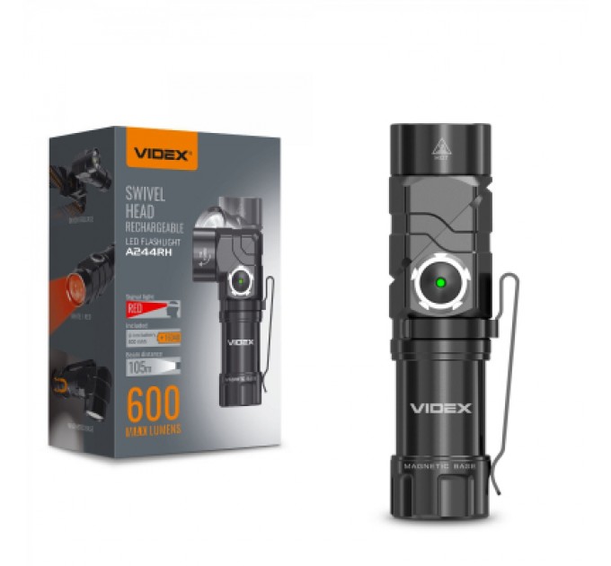 Videx Ліхтар Videx 600Lm 5000K (VLF-A244RH)