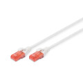 Digitus Патч-корд 1м, CAT 6 UTP, AWG 26/7, Cu, LSZH, white Digitus (DK-1617-010/WH)