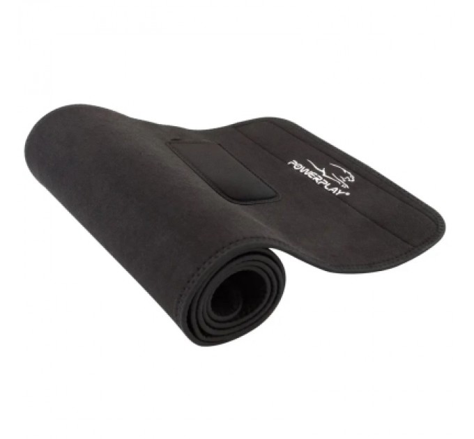 PowerPlay Пояс для схуднення PowerPlay 4301 100 х 30 см + кишеня для смартфона Чорний (PP_4301_Black_100_Pocket)