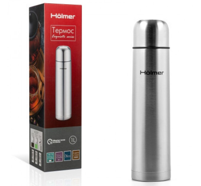 Hölmer Термос Hölmer Exquisite 1000 мл Сталевий (TH-01000-SS Exquisite)