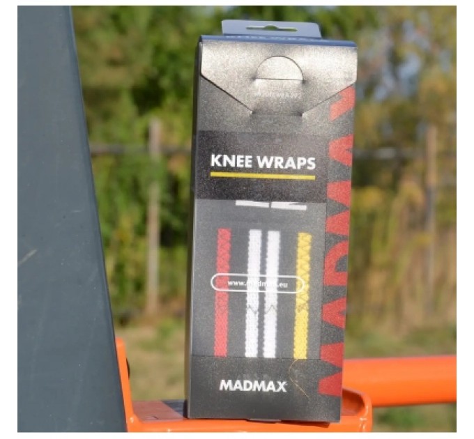 MadMax Бинт для спорту MadMax на коліна Knee Wraps Black (MFA-292-U)