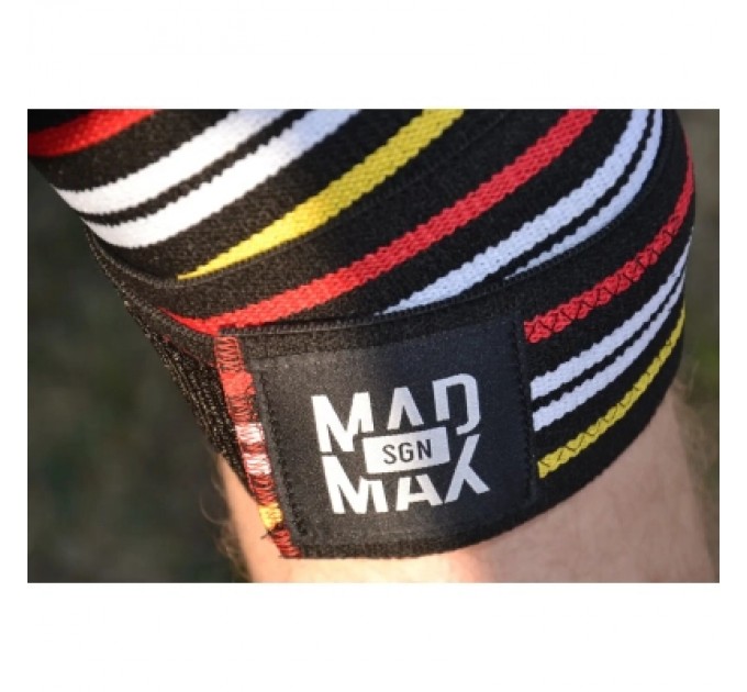 MadMax Бинт для спорту MadMax на коліна Knee Wraps Black (MFA-292-U)