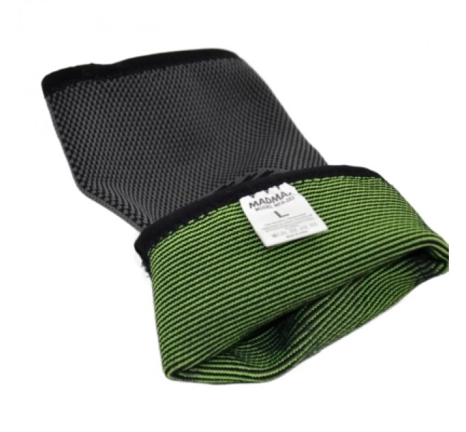 Фіксатор ліктя MadMax MFA-283 3D Compressive elbow support Dark grey/Neon green S (MFA-283_S)