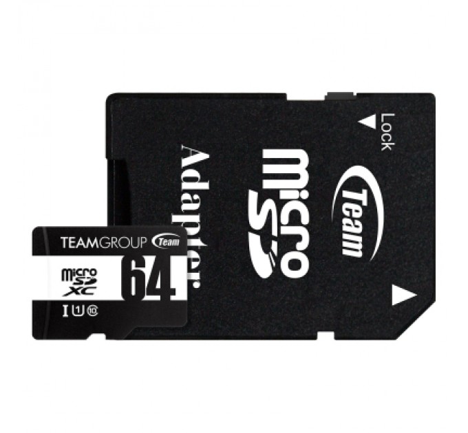 Team Карта пам'яті Team 64Gb microSDXC class 10 (TUSDX64GCL10U03)