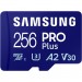Samsung Карта пам'яті Samsung 256 GB microSDXC Pro Plus UHS-I U3 V30 A2 Class 10 + SD-adap (MB-MD256SA/EU)