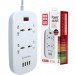 ColorWay Мережевий фільтр живлення ColorWay 4 розетки/4USB White 1.8м (1QC3.0 + 3 AUTO ID) (CW-CHU44QW)