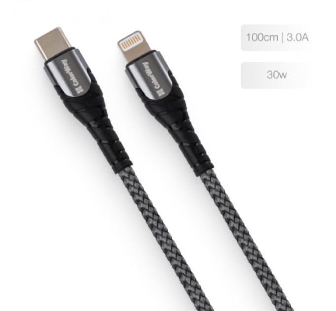 ColorWay Дата кабель USB-C to Lightning 1.0m ColorWay (CW-CBPDCL033-GR)