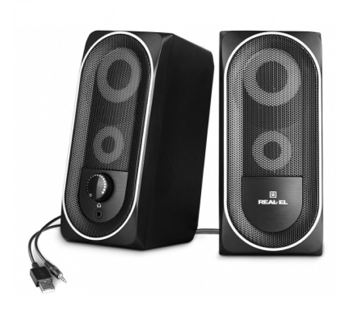 REAL-EL Акустична система REAL-EL S-110 USB Black