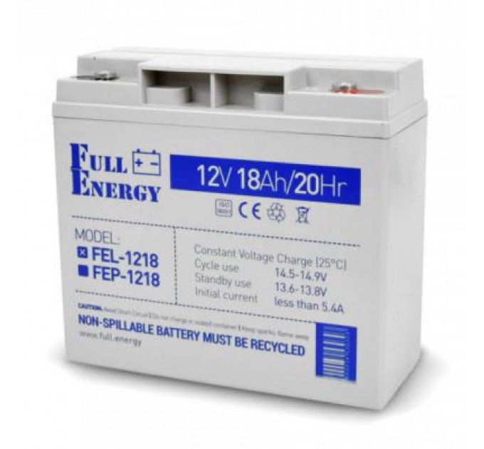 Full Energy Батарея до ДБЖ Full Energy 12В 18Ач (FEL-1218)