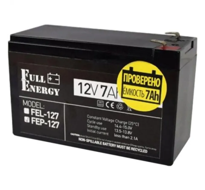 Full Energy Батарея до ДБЖ Full Energy 12В 7Ач (FEP-127)