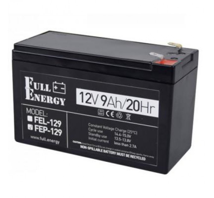 Full Energy Батарея до ДБЖ Full Energy 12В 9Ач (FEP-129)