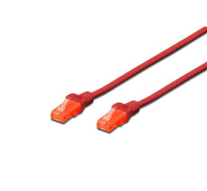 Digitus Патч-корд 2м, CAT 6 UTP, AWG 26/7, Cu, LSZH, red Digitus (DK-1617-020/R)