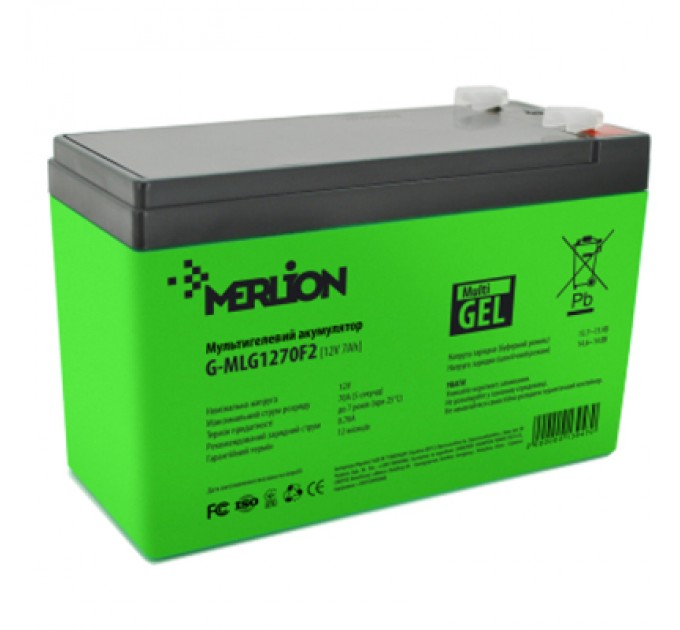 Батарея до ДБЖ Merlion 12V - 7.0 Ah (G-MLG1270F2)