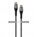 ColorWay Дата кабель USB-C to USB-C 1.0m PD Fast Charging 65W 3А grey ColorWay (CW-CBPDCC040-GR)