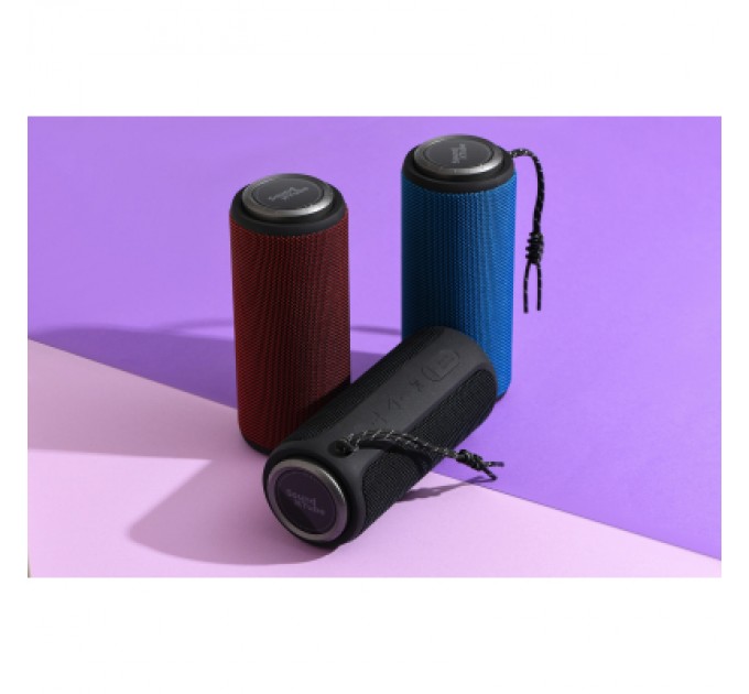 2E Акустична система 2E SoundXTube TWS MP3 Wireless Waterproof Black (2E-BSSXTWBK)