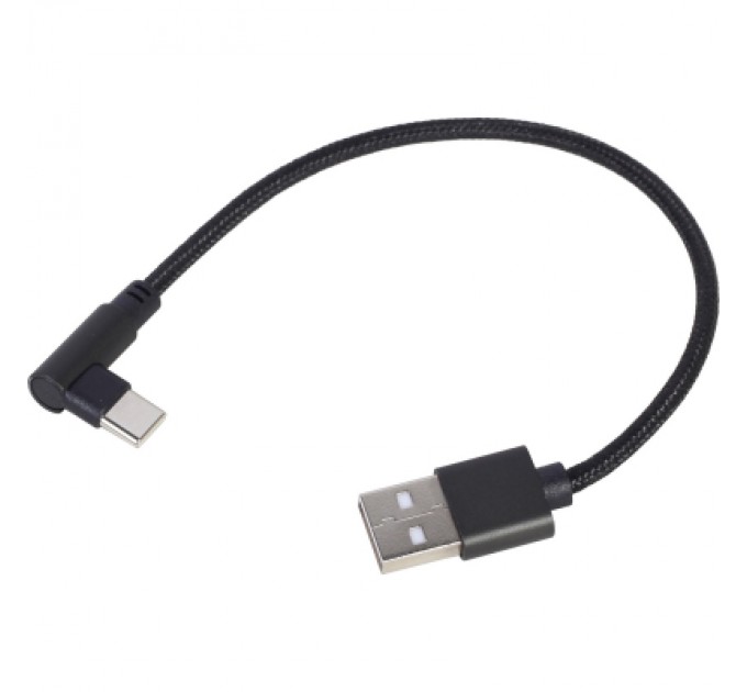 Cablexpert Дата кабель USB 2.0 AM to Type-C 0.2m corner Cablexpert (CC-USB2-AMCML-0.2M)