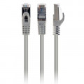 Патч-корд 1м S/FTP Cat 6A CU LSZH grey Cablexpert (PP6A-LSZHCU-1M)