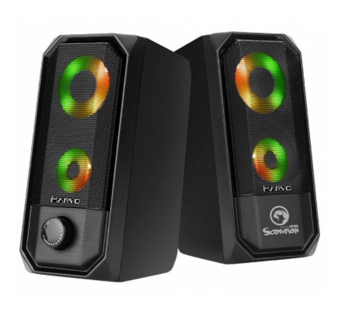 Marvo Акустична система Marvo SG-265 Multi-LED USB Black
