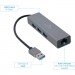 Cablexpert Адаптер USB-A to Gigabit Ethernet, 3 Ports USB 3.1 Gen1 Cablexpert (A-AMU3-LAN-01)