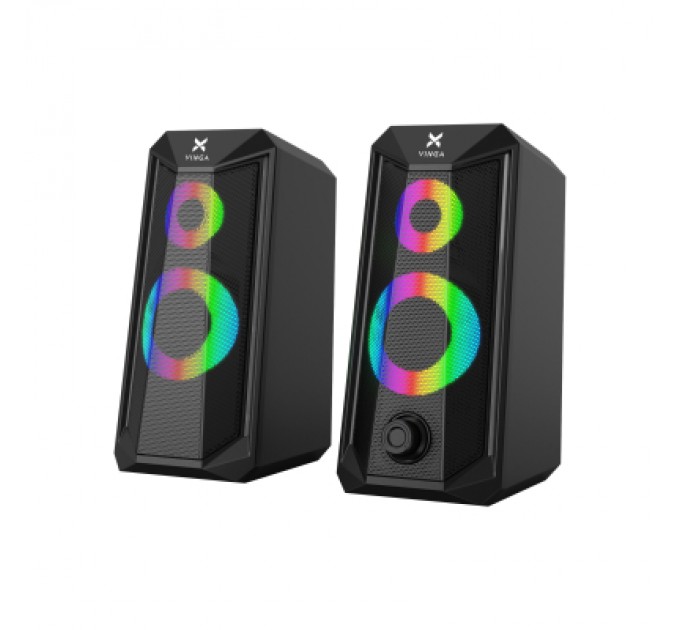 Vinga Акустична система Vinga SP-200 LED USB Black