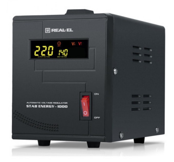 REAL-EL Стабілізатор REAL-EL STAB ENERGY-1000 (EL122400012)