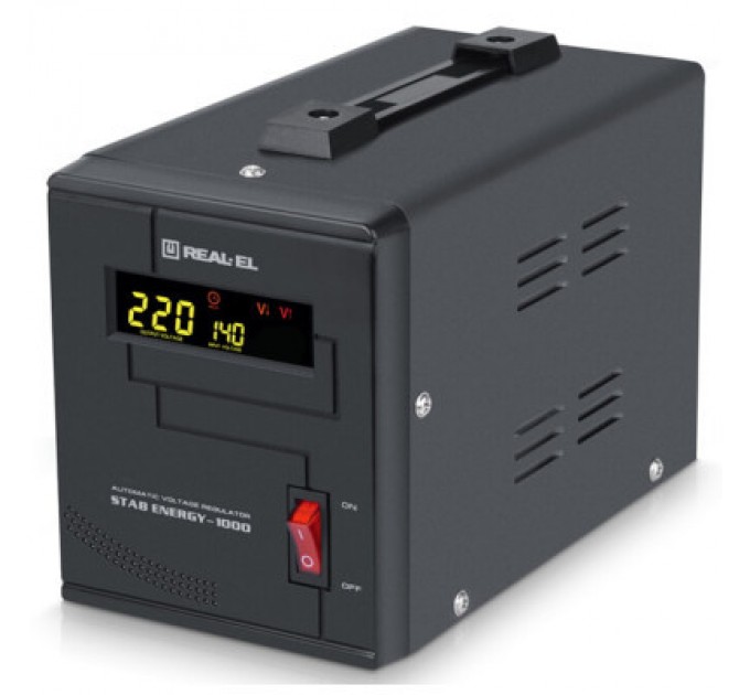 REAL-EL Стабілізатор REAL-EL STAB ENERGY-1000 (EL122400012)