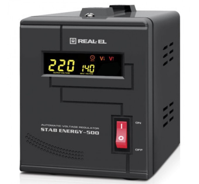 REAL-EL Стабілізатор REAL-EL STAB ENERGY-500 (EL122400011)