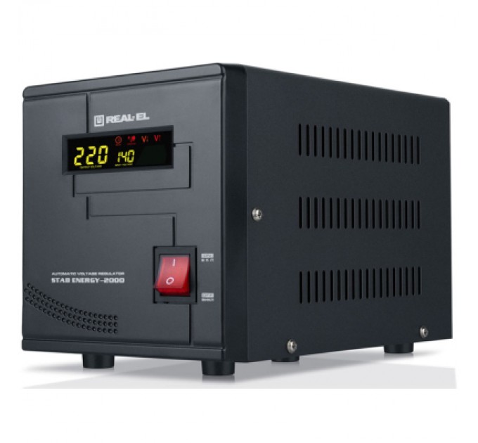 REAL-EL Стабілізатор REAL-EL STAB ENERGY-2000 (EL122400013)