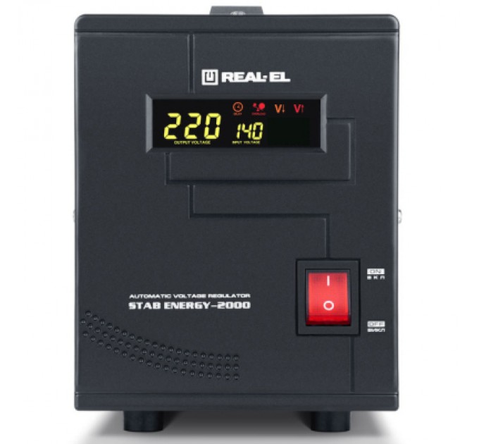 REAL-EL Стабілізатор REAL-EL STAB ENERGY-2000 (EL122400013)
