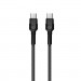 ColorWay Дата кабель USB-C to USB-C 1.0m 3.0A black ColorWay (CW-CBPDCC047-BK)