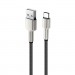 ColorWay Дата кабель USB 2.0 AM to Lightning 1.0m head metal black ColorWay (CW-CBUL046-BK)